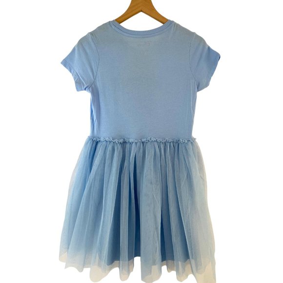 Disney’s Moana Blue Short Sleeve T-Shirt Tee Tulle Tutu Dress Girls XL 14-16 - Picture 2 of 8